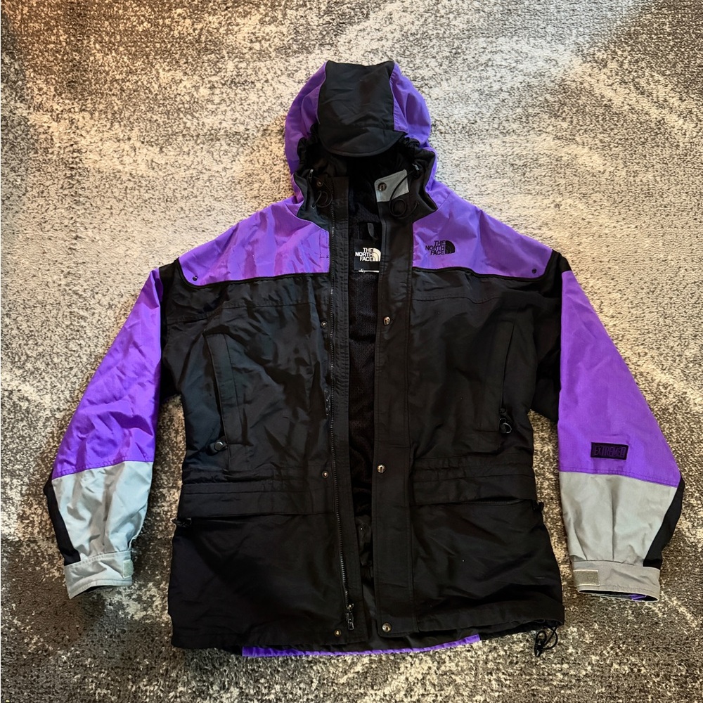 The North Face Black and Purple Jacket